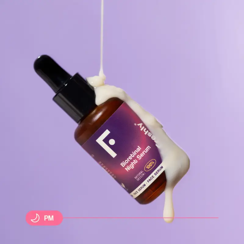 Viso Bioretinal Night Serum - Trattamento antietà pelli mature, Crema antirughe, Siero antirughe miniatura 2