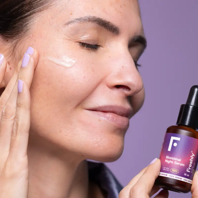 Viso Bioretinal Night Serum - Trattamento antietà pelli mature, Crema antirughe, Siero antirughe miniatura 3