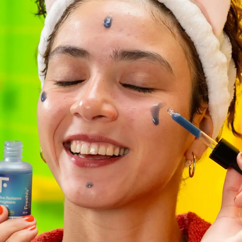 Viso Blue Radiance Enzymatic Serum - Peeling e gommage viso miniatura 2