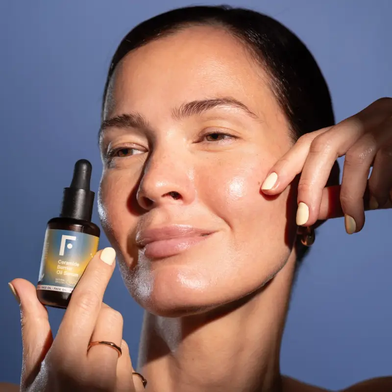 Viso Ceramide Barrier Oil Serum - Trattamento antietà pelli mature, Olio viso antirughe, Siero antirughe miniatura 3