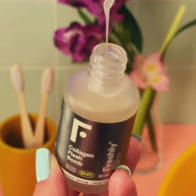Viso Collagen Flash Bomb - Trattamento antietà pelli mature, Siero antirughe miniatura 3