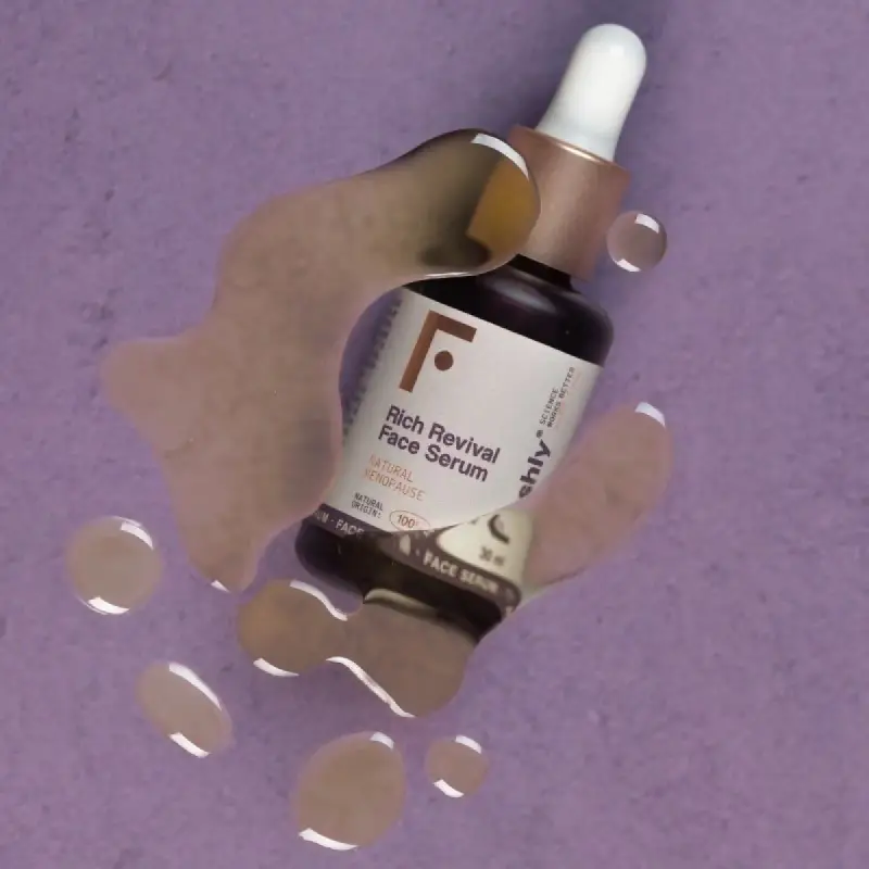 Viso Rich Revival Face Serum - Trattamento antietà pelli mature, Crema antirughe, Crema viso pelle secca, Crema idratante viso, Siero miniatura 3