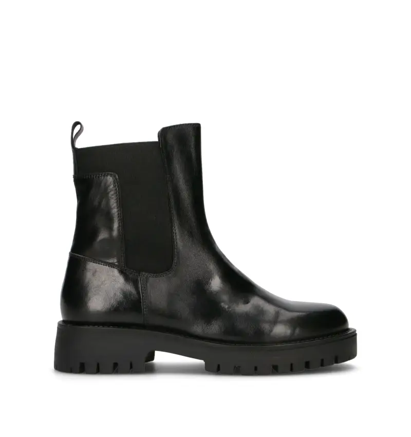 Beatles donna nero in pelle Vario