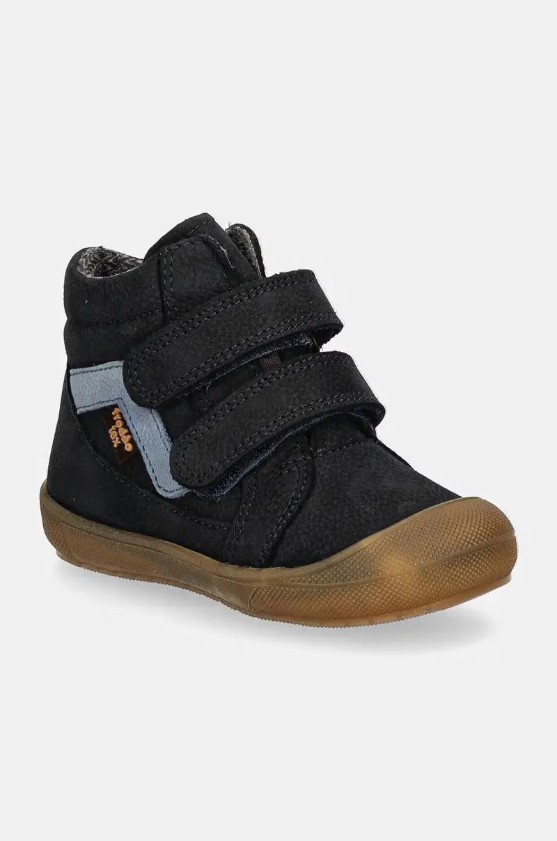 scarpe in nabuk per bambini OLLIE TEX colore blu navy G2110139