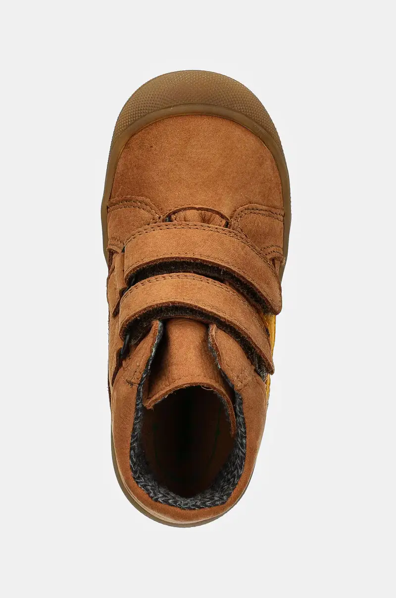 scarpe in nabuk per bambini OLLIE TEX colore marrone G2110139 miniatura 4