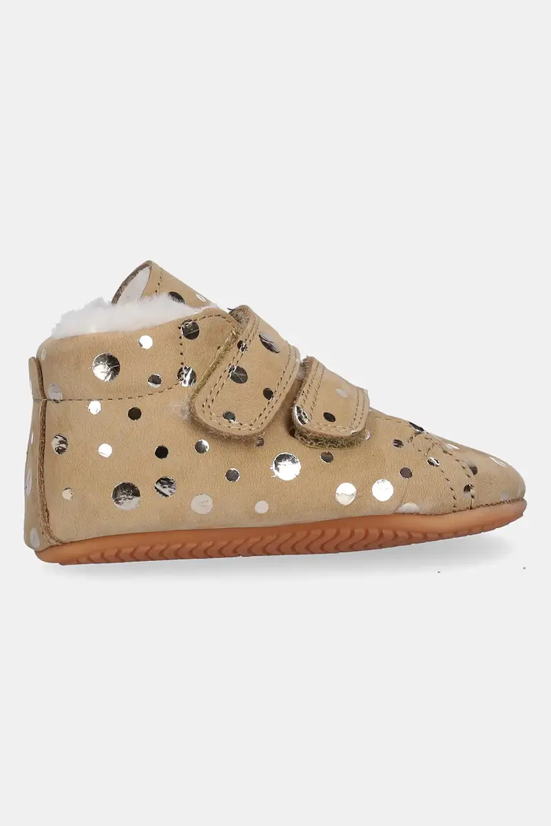 scarpe in pelle neonato/a PREWALKERS FURRY BASIC colore beige G1130022 miniatura 2