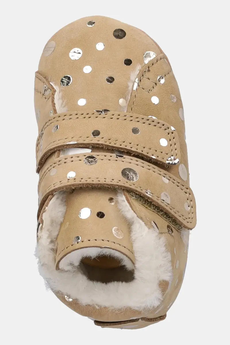 scarpe in pelle neonato/a PREWALKERS FURRY BASIC colore beige G1130022 miniatura 4