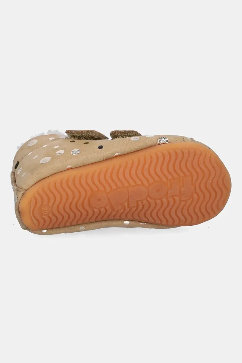 scarpe in pelle neonato/a PREWALKERS FURRY BASIC colore beige G1130022 miniatura 5