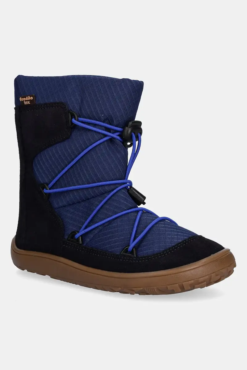 scarpe invernali bambini BAREFOOT TEX TRACK WOOL Blu navy
