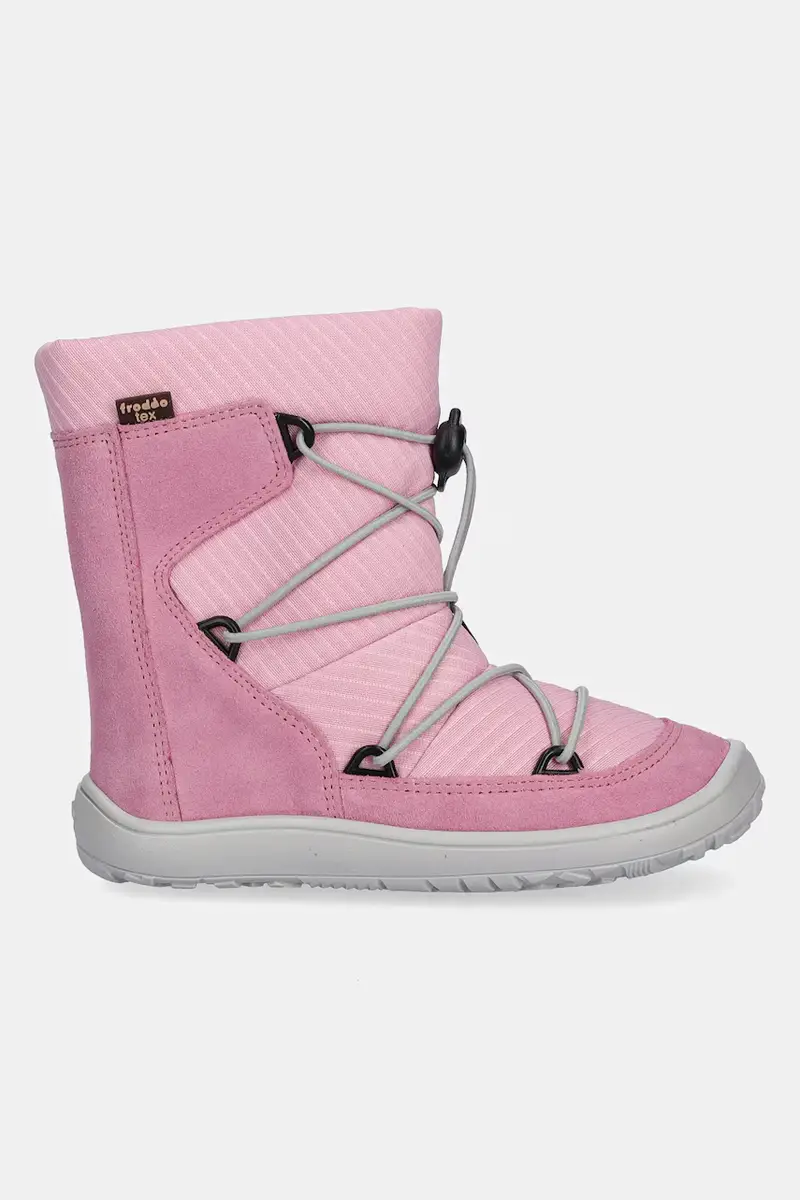 scarpe invernali bambini BAREFOOT TEX TRACK WOOL Rosa miniatura 2