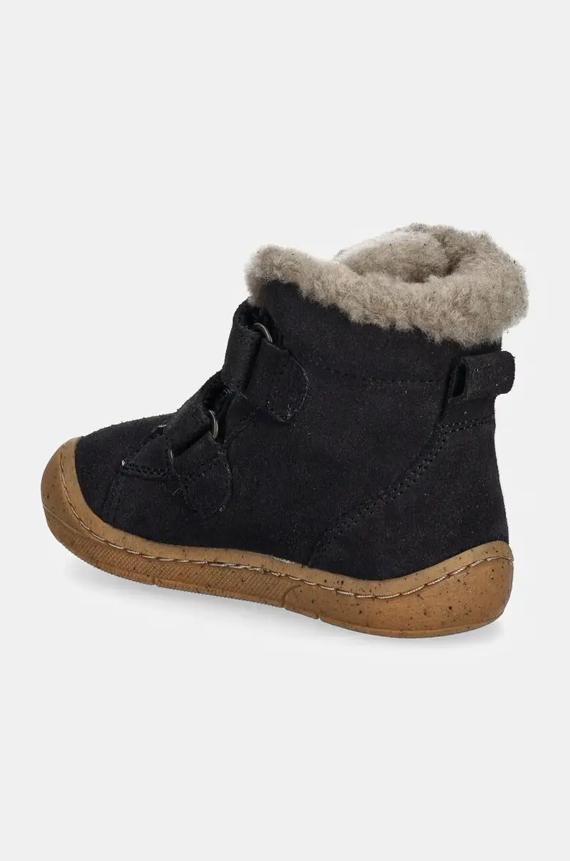 scarpe invernali bambini MINNI SUEDE Blu navy miniatura 3