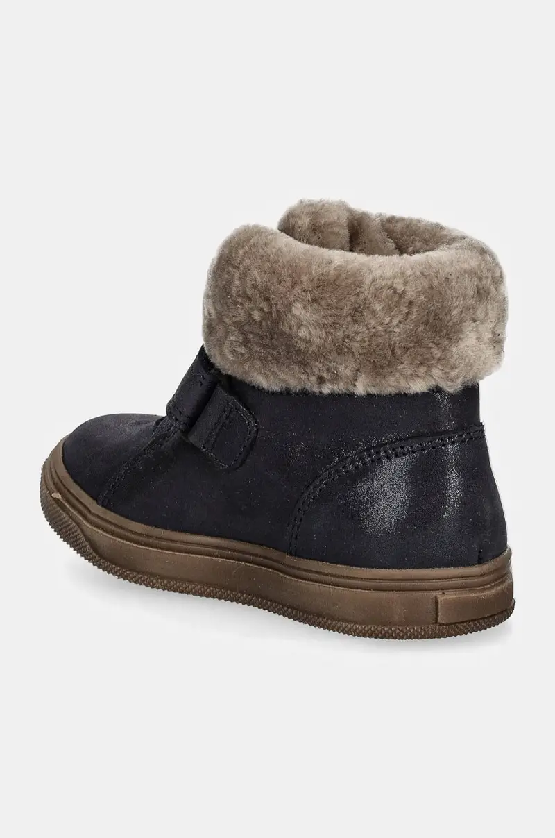 scarpe invernali in pelle bambino/a BASCO TEX Blu miniatura 3