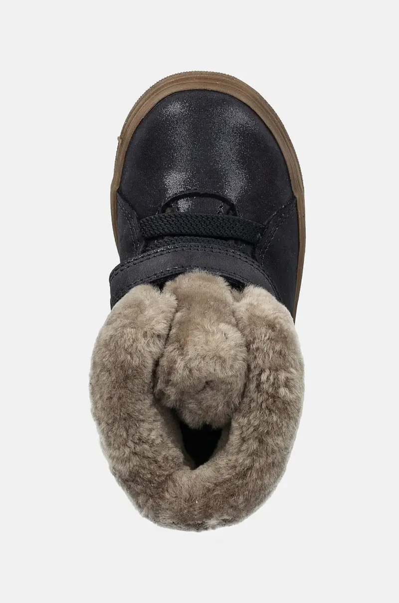 scarpe invernali in pelle bambino/a BASCO TEX Blu miniatura 4