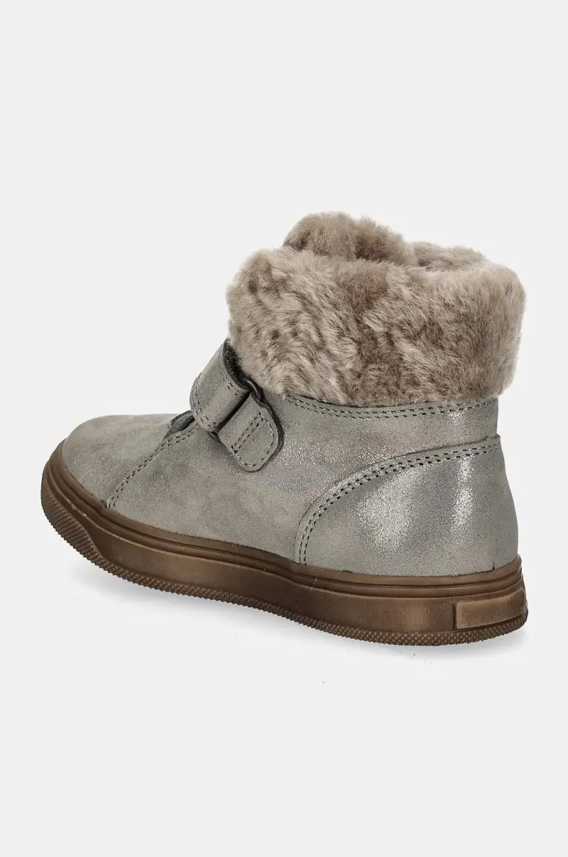 scarpe invernali in pelle bambino/a BASCO TEX colore argento G2110144 miniatura 3