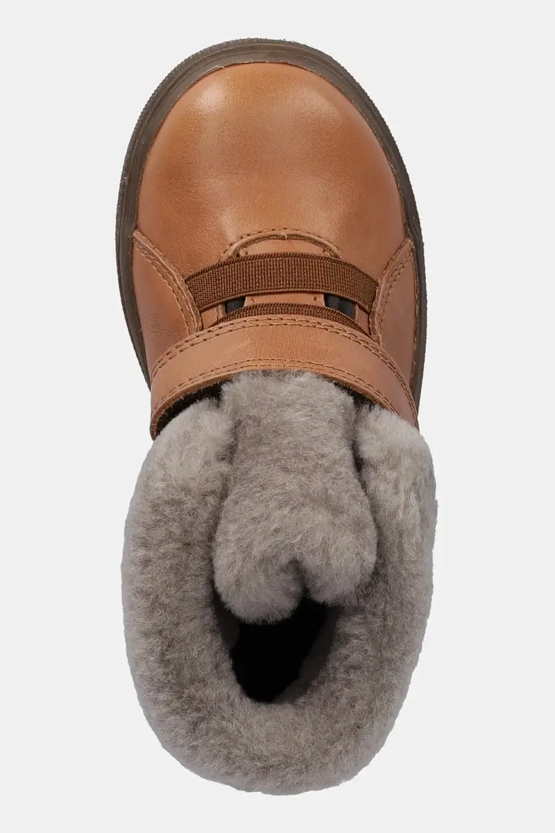 scarpe invernali in pelle bambino/a BASCO TEX colore marrone G2110144 miniatura 4