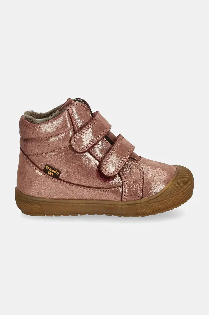 scarpe invernali in pelle bambino/a OLLIE WOOL TEX Rosa miniatura 2