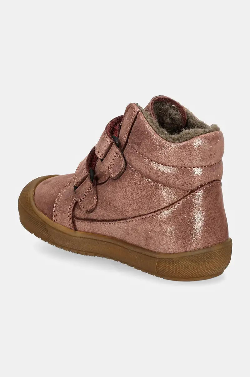 scarpe invernali in pelle bambino/a OLLIE WOOL TEX Rosa miniatura 3