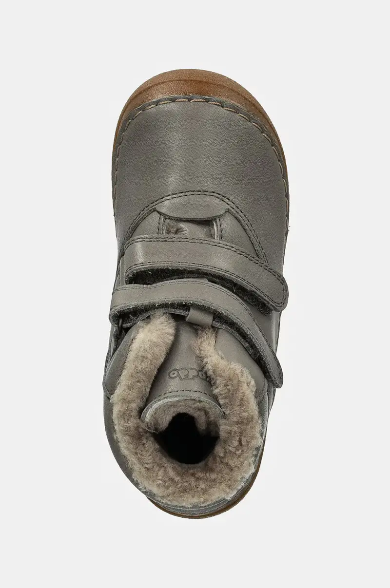 scarpe invernali in pelle bambino/a PAIX UP WINTER colore grigio G2110143 miniatura 4