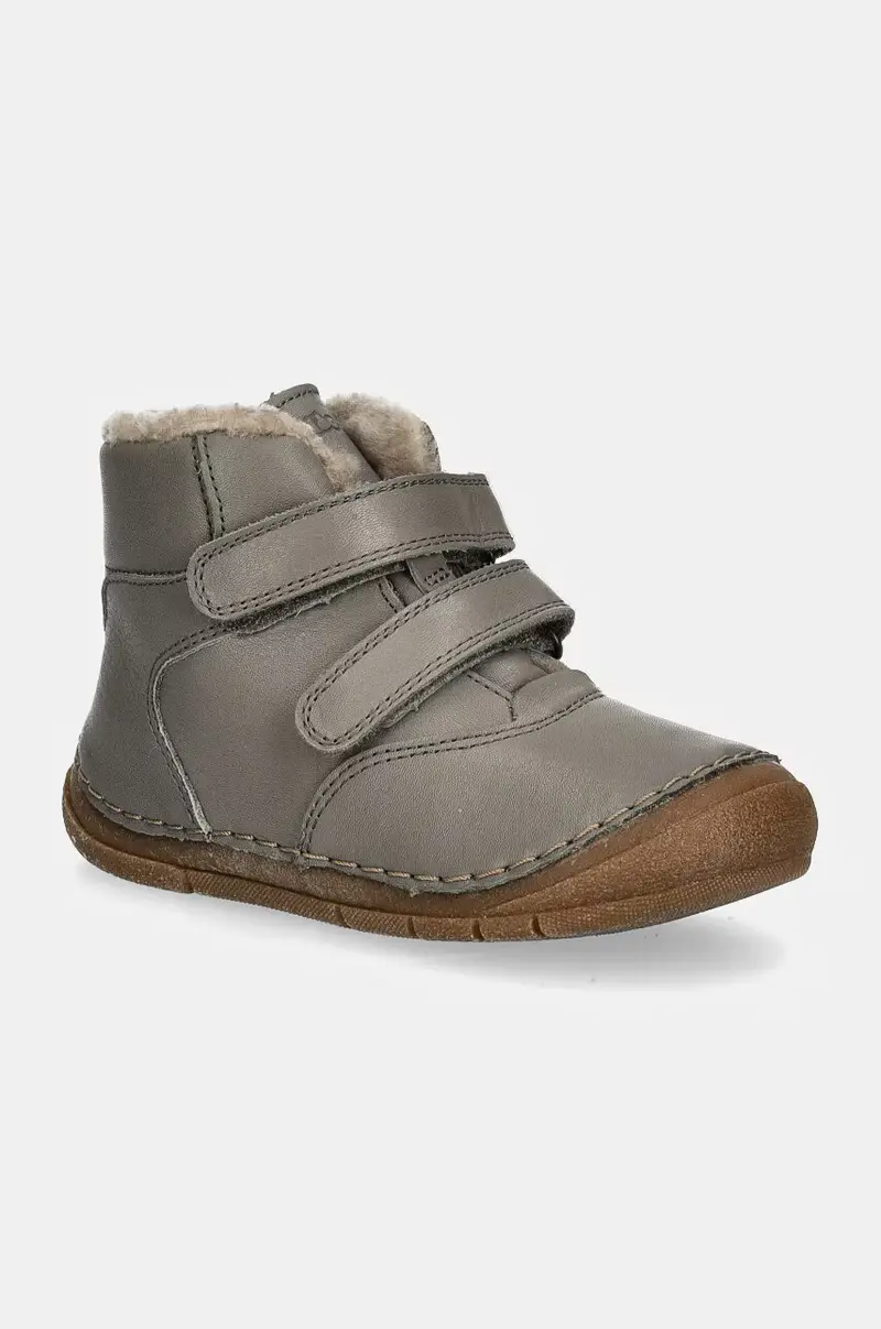 scarpe invernali in pelle bambino/a PAIX UP WINTER colore grigio G2110143