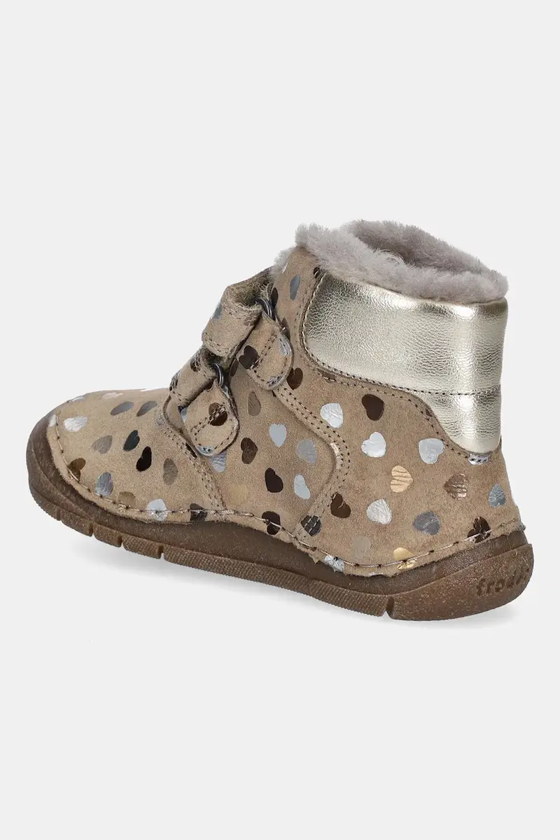 scarpe invernali in pelle scamosciata bambino/a PAIX UP WINTER Beige miniatura 3