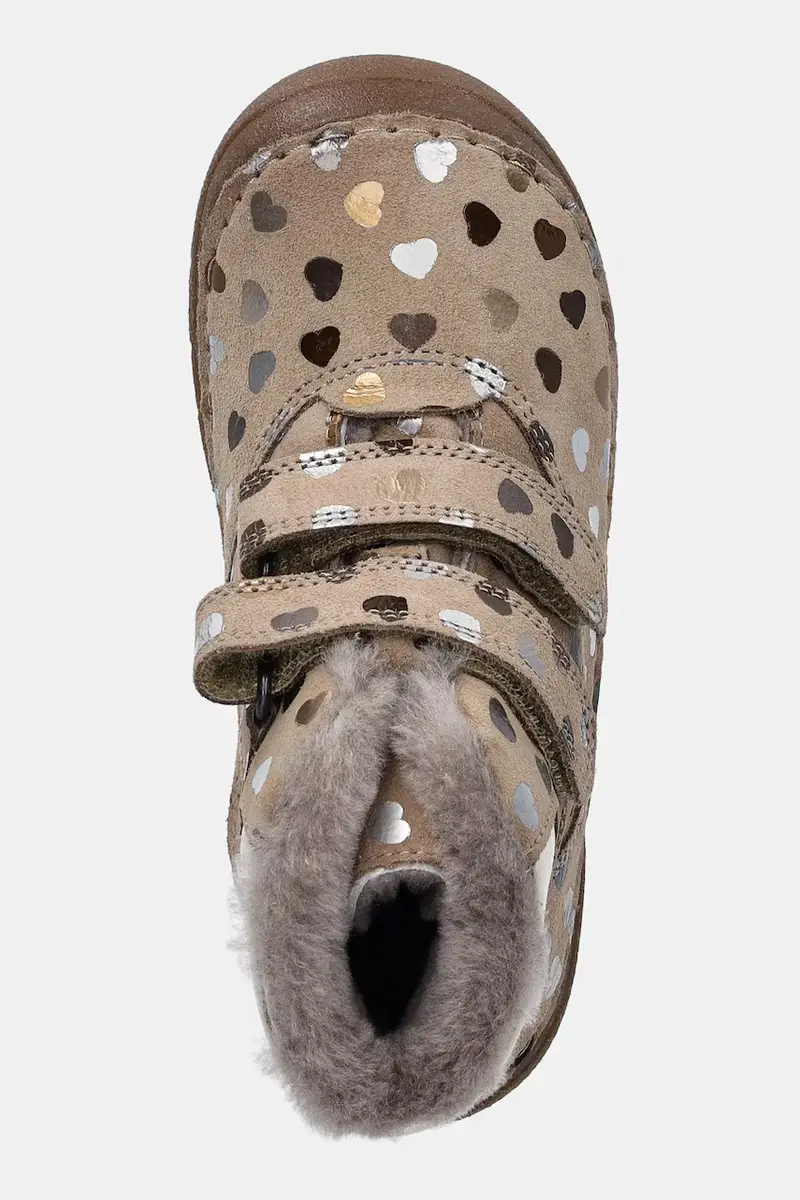 scarpe invernali in pelle scamosciata bambino/a PAIX UP WINTER Beige miniatura 4