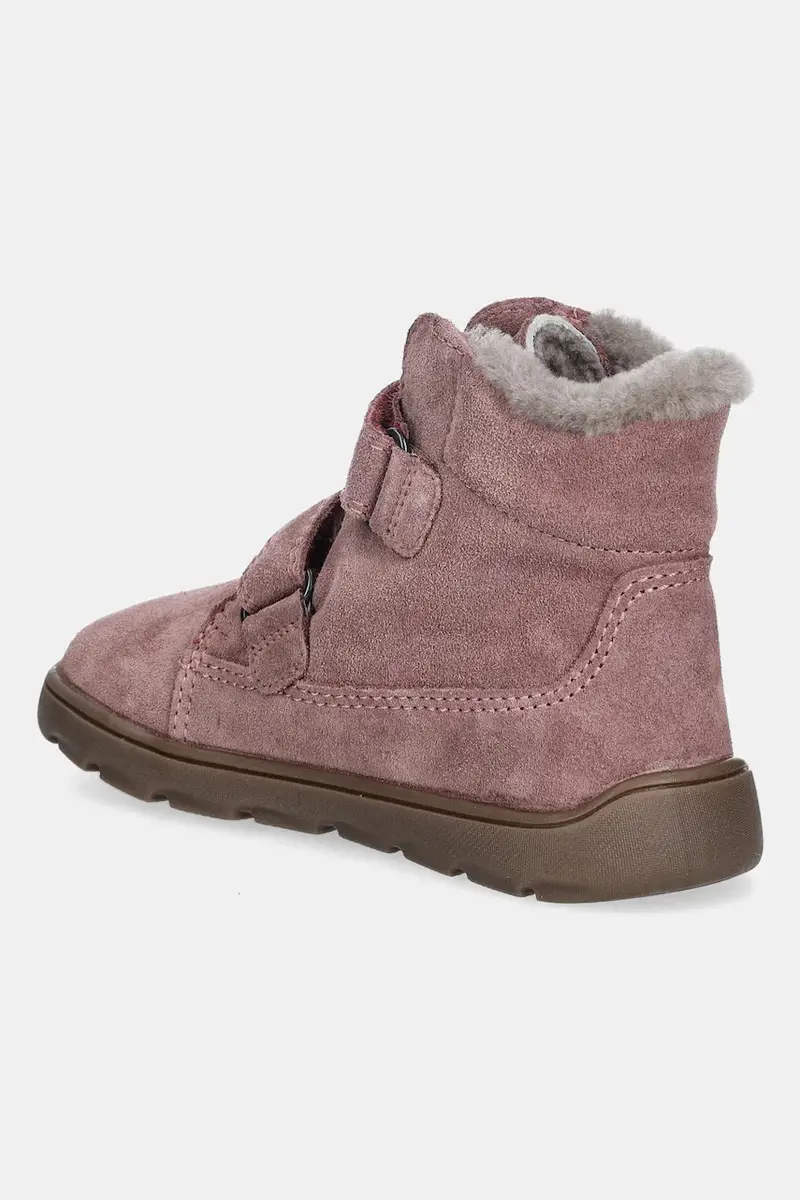 scarpe invernali in pelle scamosciata bambino/a ZERU TEX FURRY BAREFOOT Rosa miniatura 3