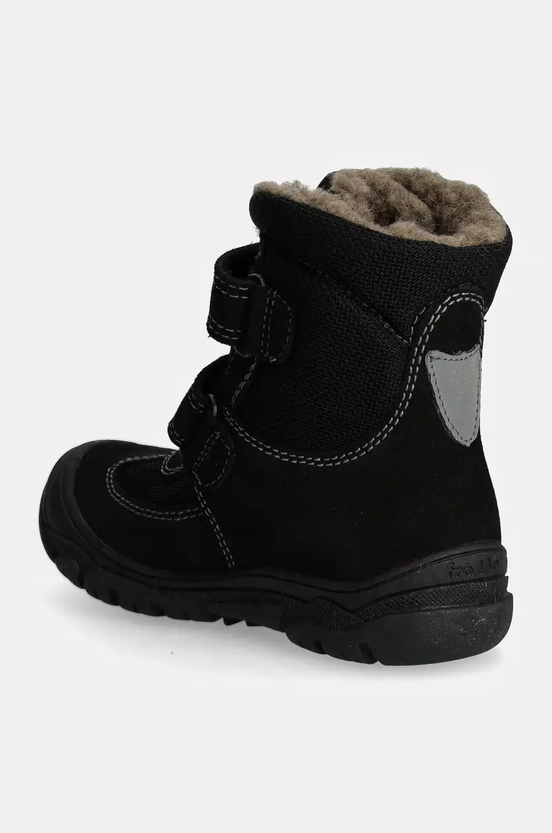 stivali da neve in pelle bambini LINZ WOOL TEX HIGH Nero miniatura 3