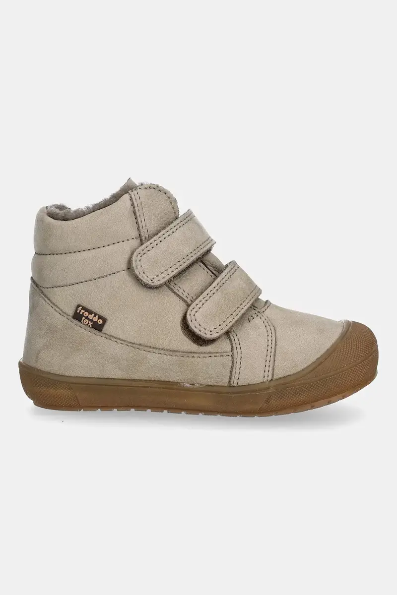 stivali invernali in nubuck per bambini OLLIE WOOL TEX Beige miniatura 2