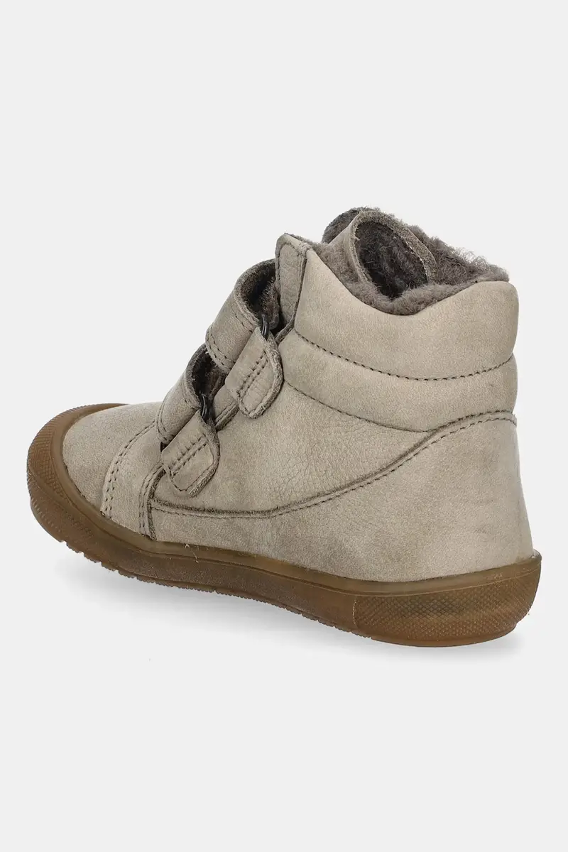 stivali invernali in nubuck per bambini OLLIE WOOL TEX Beige miniatura 3