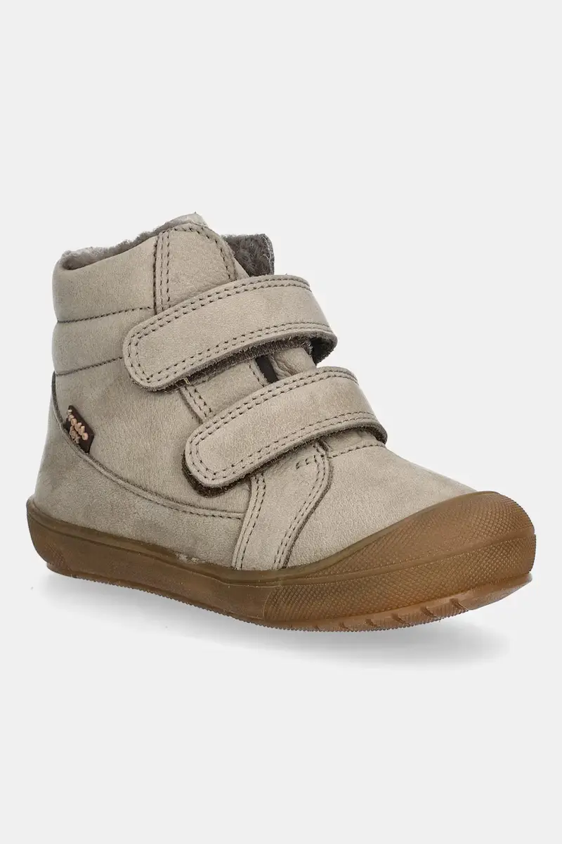 stivali invernali in nubuck per bambini OLLIE WOOL TEX Beige