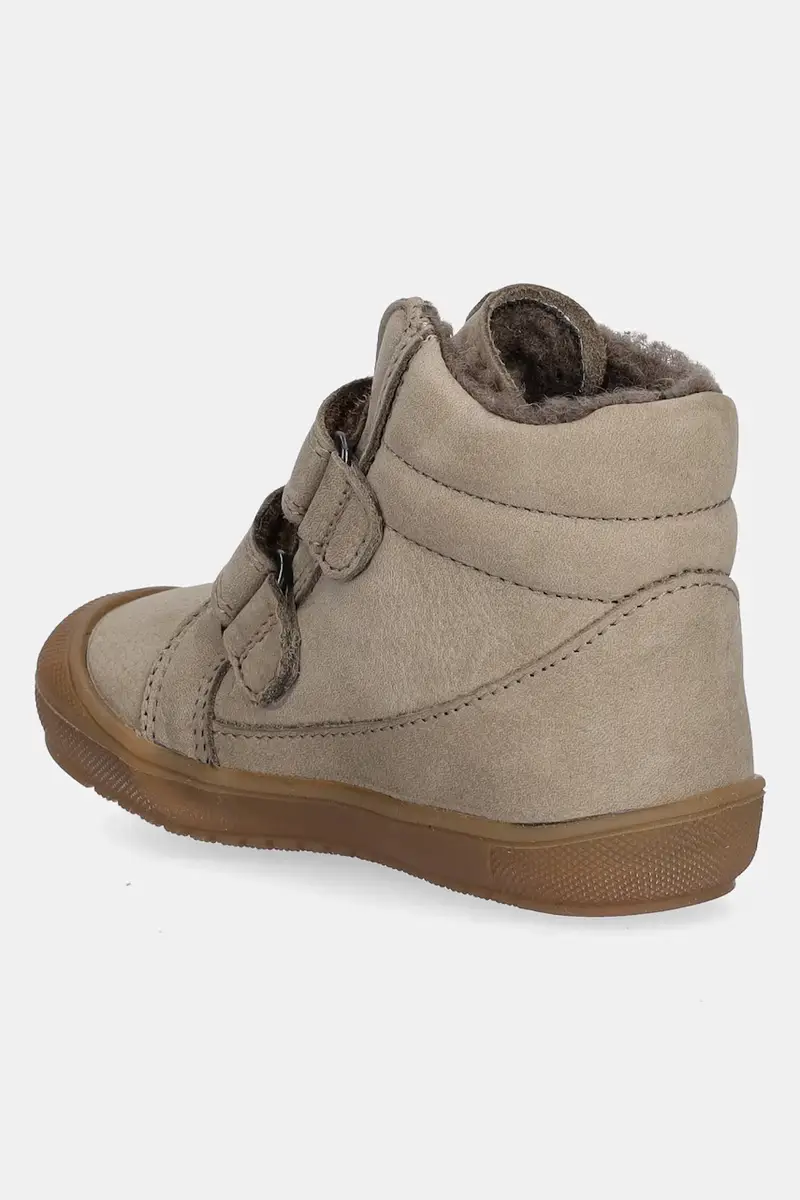 stivali invernali in nubuck per bambini OLLIE WOOL TEX Beige miniatura 3
