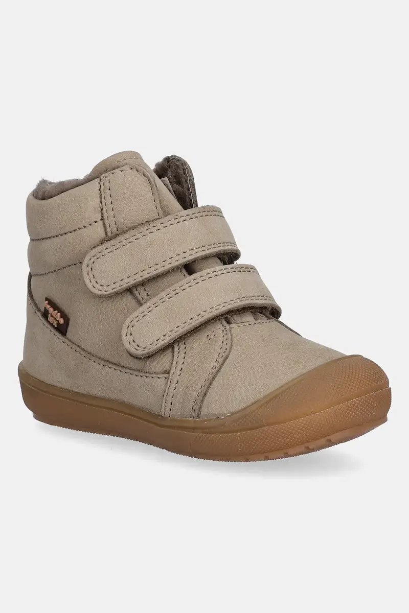 stivali invernali in nubuck per bambini OLLIE WOOL TEX Beige