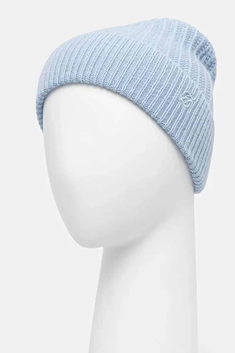 cappelo in cashemire Blu miniatura 2