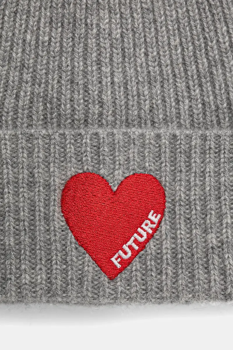 cappelo in cashemire Grigio miniatura 3