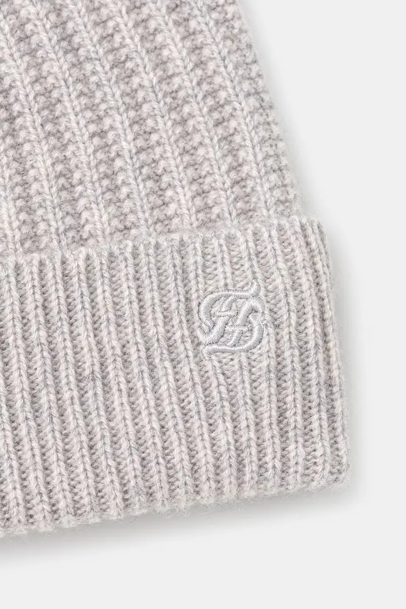 cappelo in cashemire Grigio miniatura 3