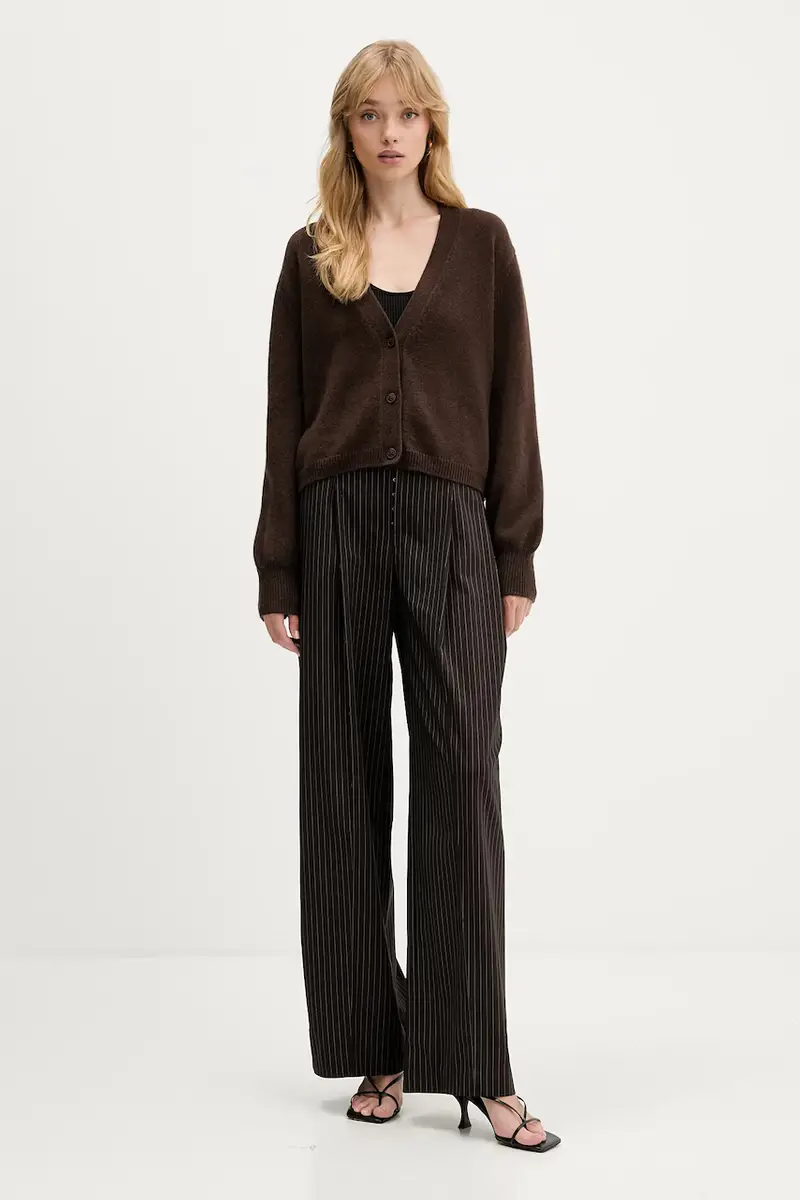 From Future Cardigan Donna Marrone 3619732 miniatura 2