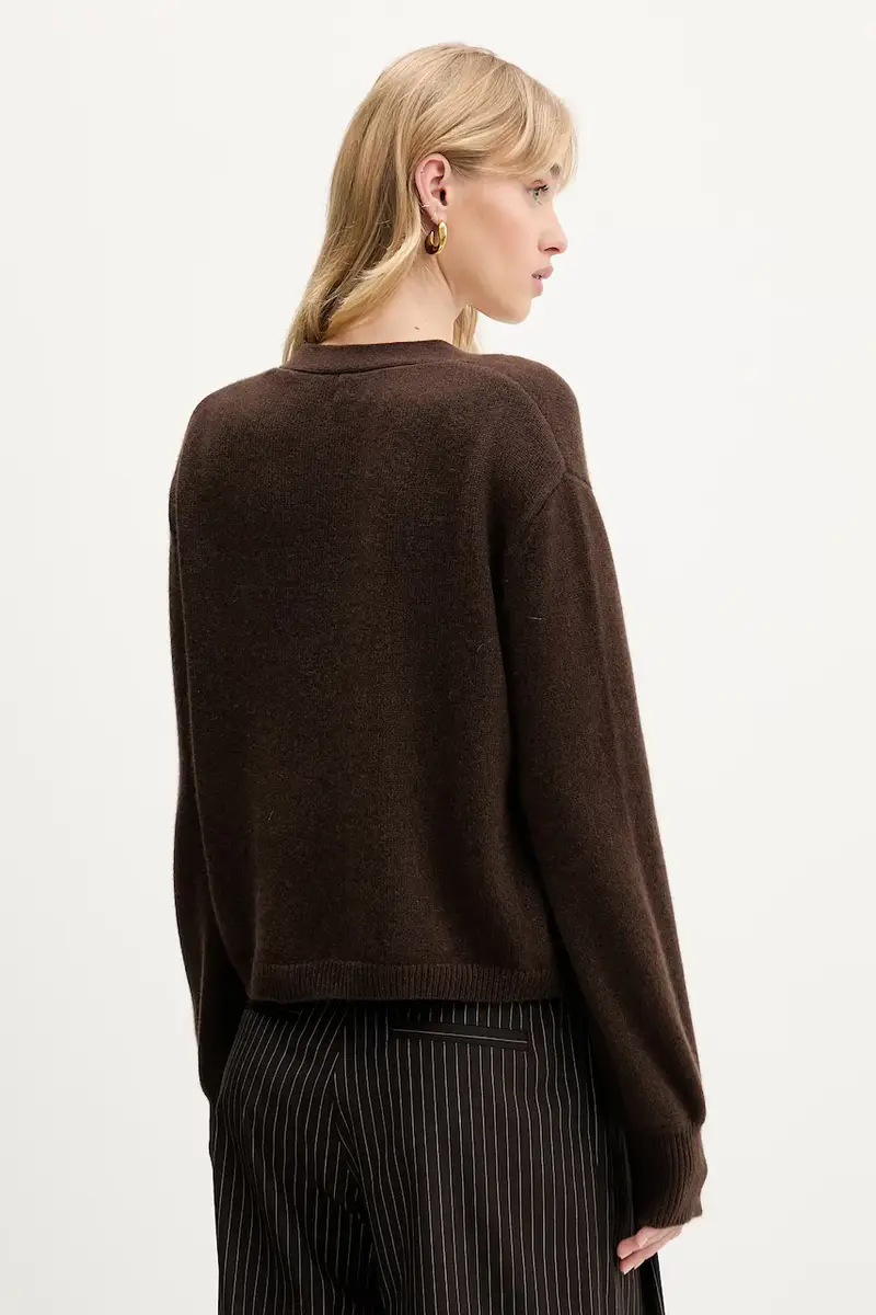 From Future Cardigan Donna Marrone 3619732 miniatura 3