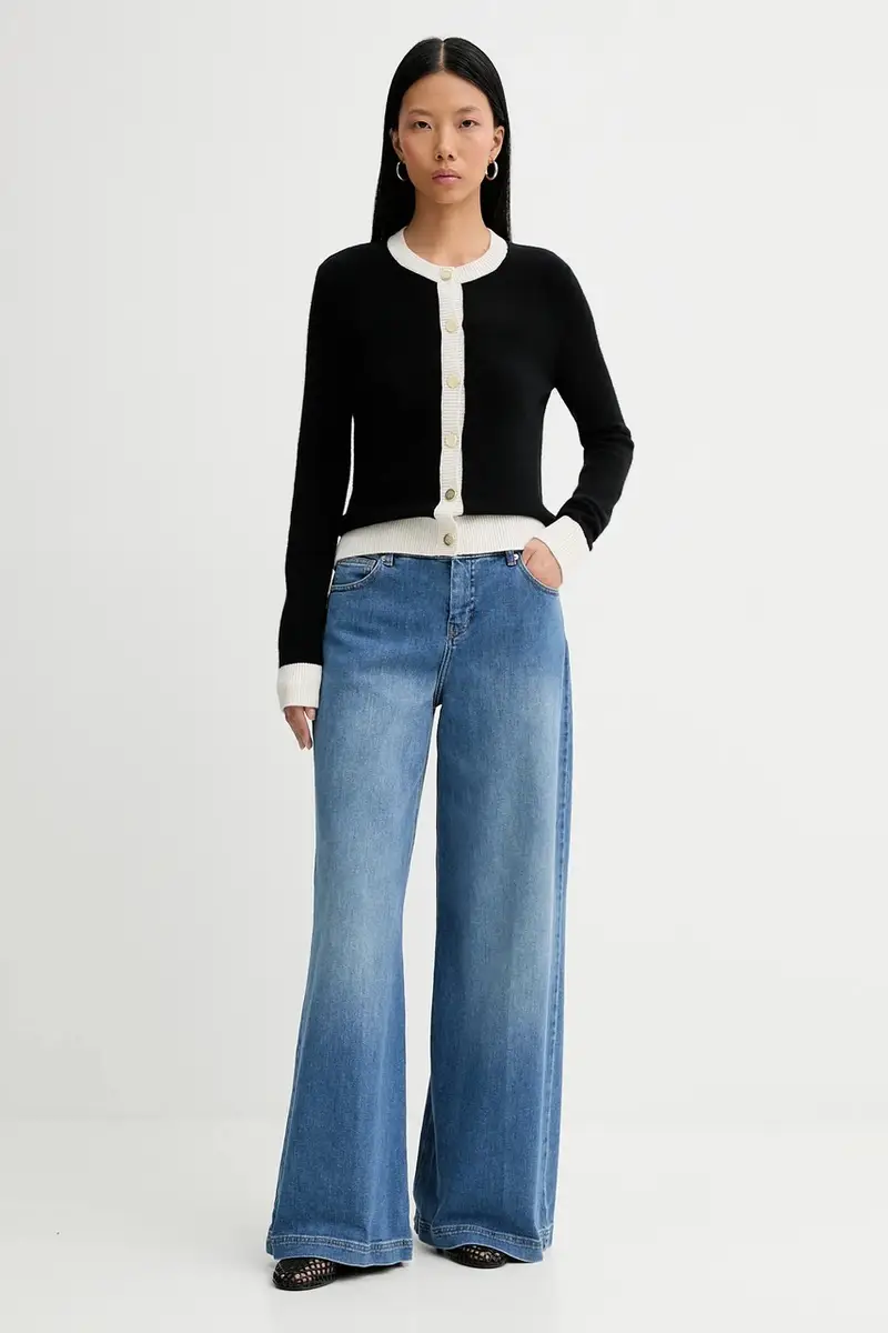 From Future Cardigan Donna Nero 3778035 miniatura 2