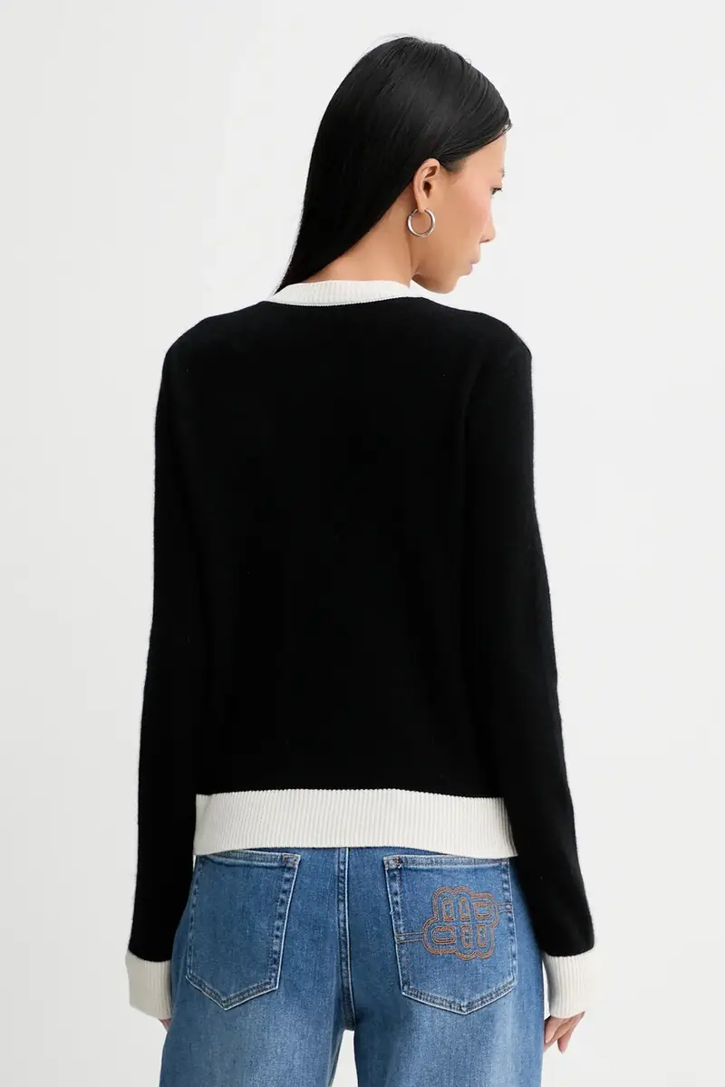 From Future Cardigan Donna Nero 3778035 miniatura 3