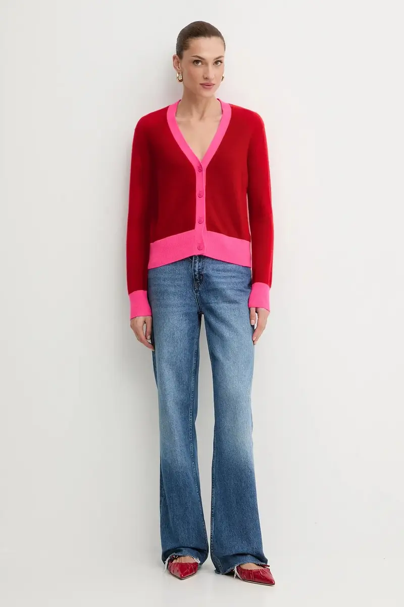 From Future Cardigan Donna Rosso 3780033 miniatura 2