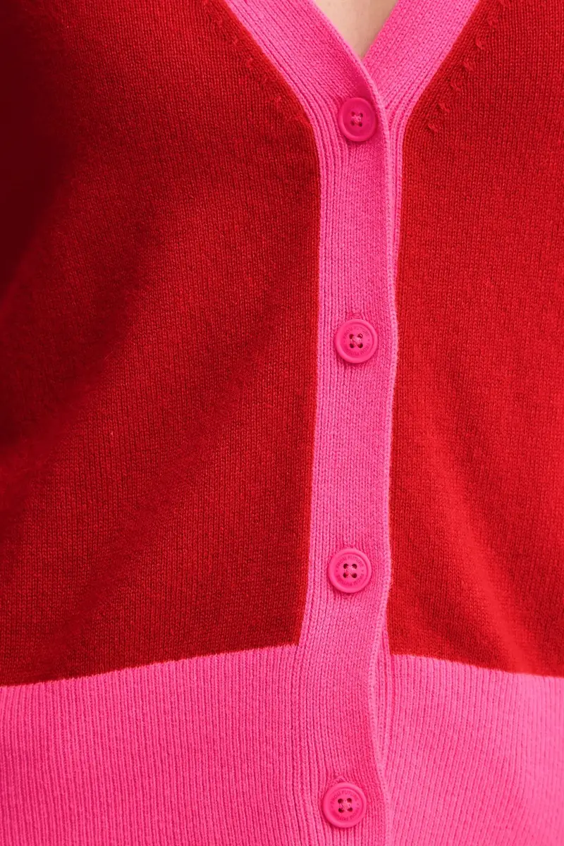 From Future Cardigan Donna Rosso 3780033 miniatura 5