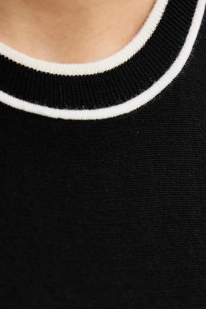 gilè in lana donna colore nero WTO01795 miniatura 5