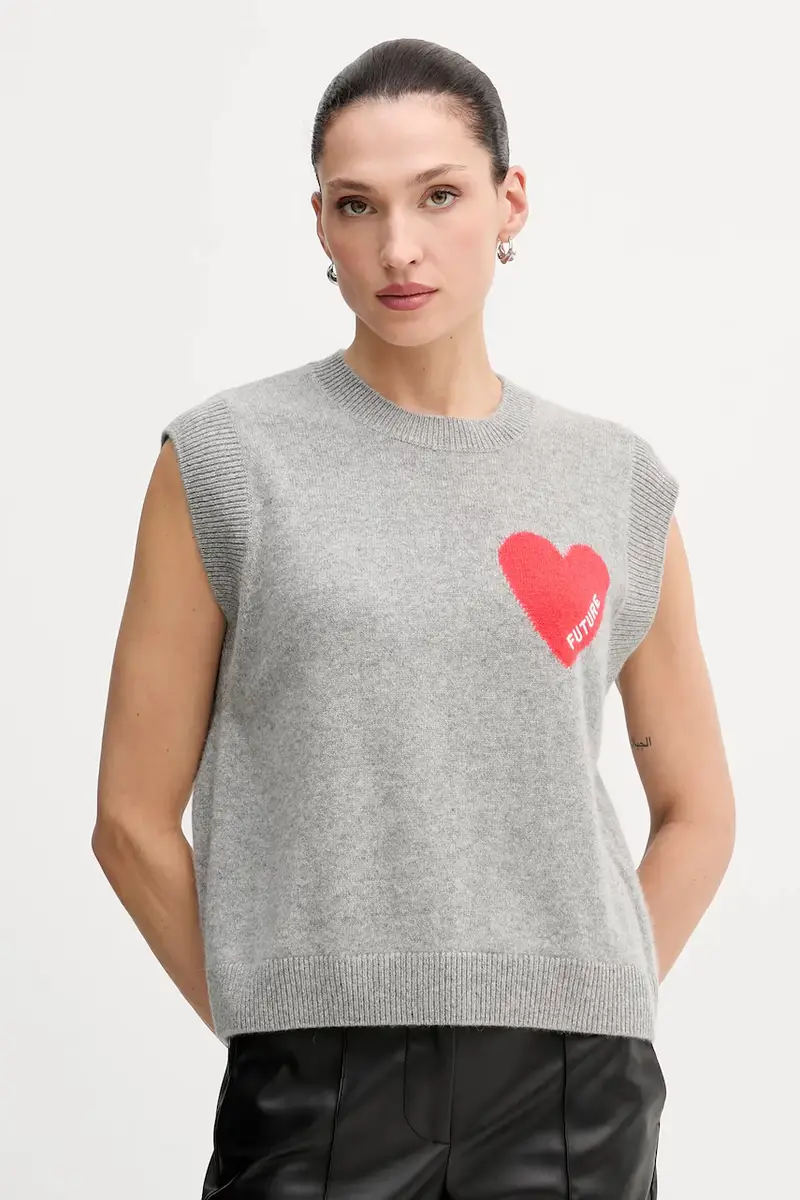 maglione donna colore blu navy WPS01303 Grigio