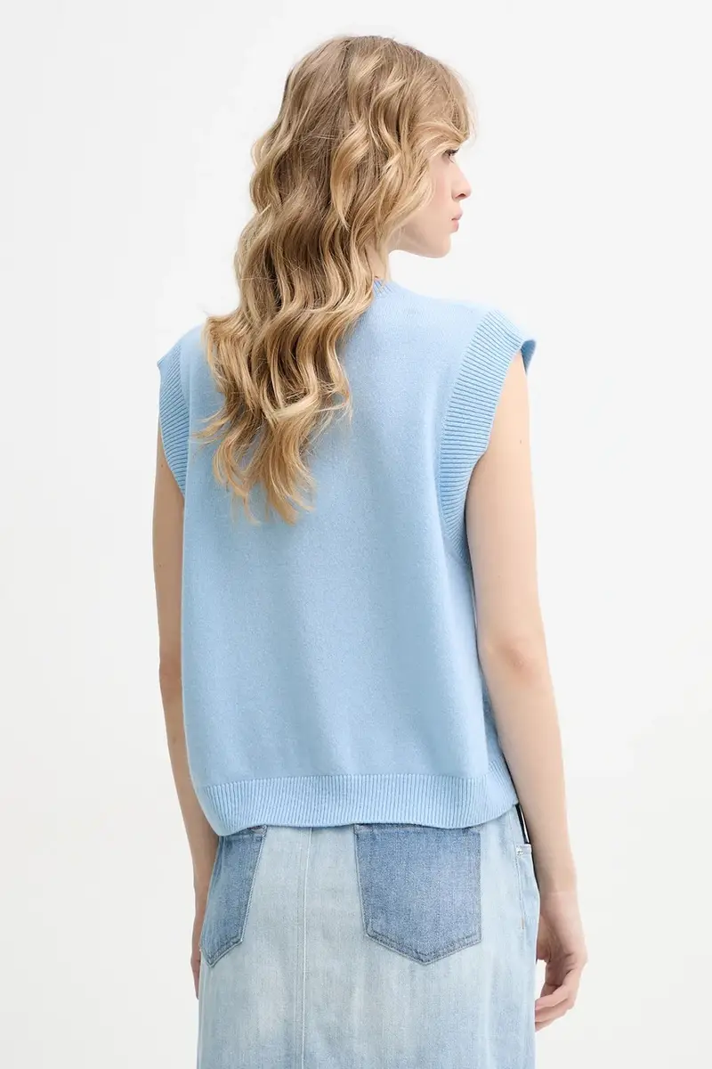 maglione donna colore blu WPS01303 miniatura 3