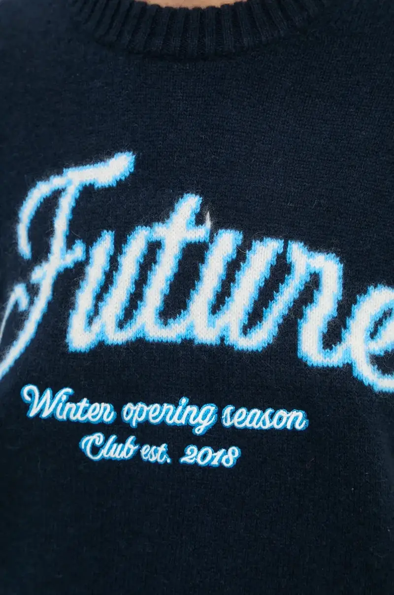 maglione in cachemirie colore blu navy WPR02204 miniatura 5