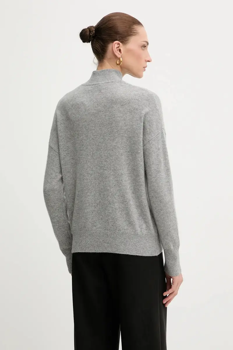 maglione in cachemirie colore grigio WPM00746 miniatura 3