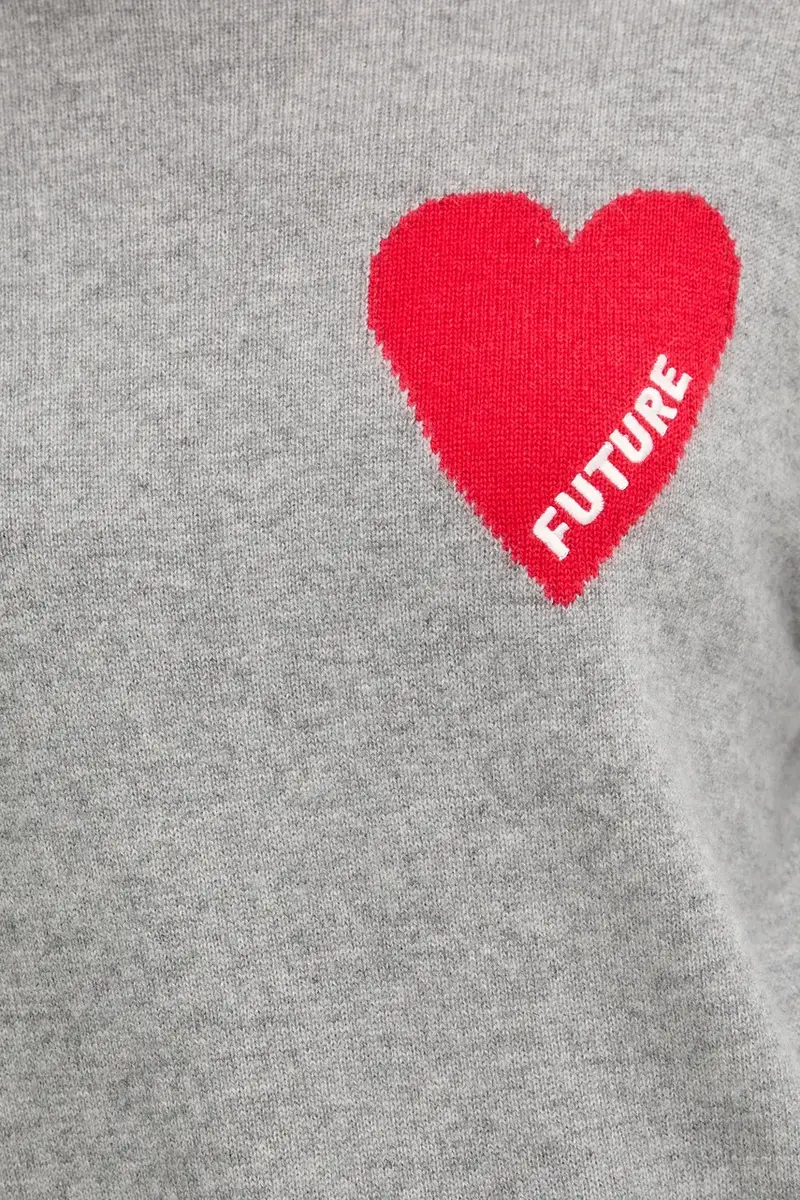 maglione in cachemirie colore grigio WPM00746 miniatura 5