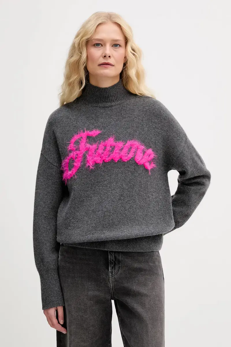 maglione in cachemirie colore grigio WPM03338