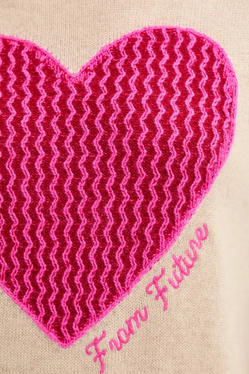 maglione in cachemirie donna colore beige WPM03254 miniatura 5