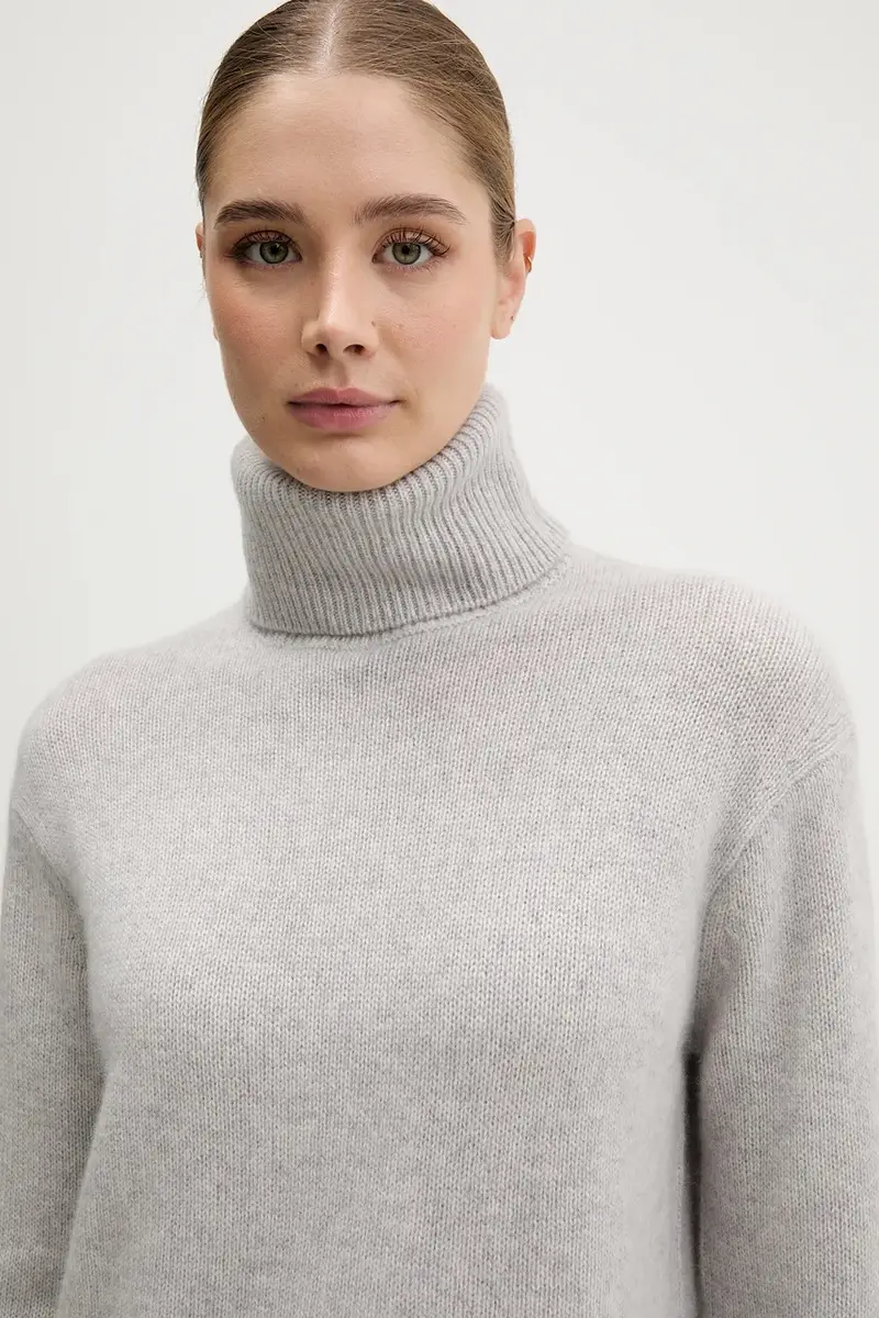 maglione in cachemirie donna colore grigio WPL02189 miniatura 4